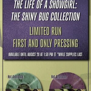 Taylor Swift THE LIFE OF A SHOWGIRL:
THE SHINY BUG COLLECTION VINYL